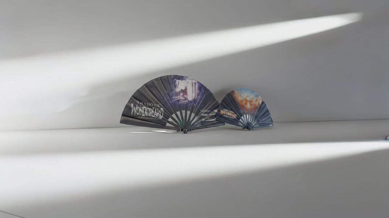 Folding fan holder - wall mount 3-pack